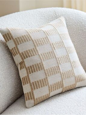 West Elm Jute Blend Pillow Covers
